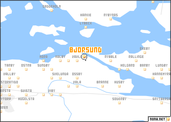 map of Björsund