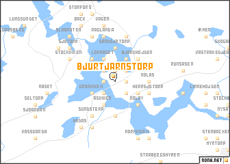 map of Bjurtjärnstorp