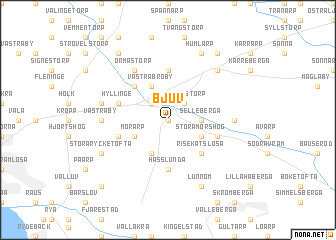 map of Bjuv