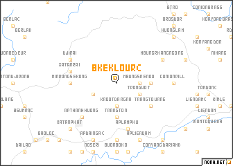 map of B\