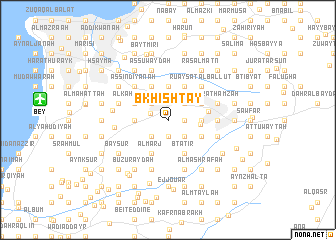 map of Bkhishtay