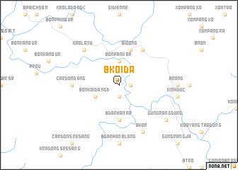 map of B\