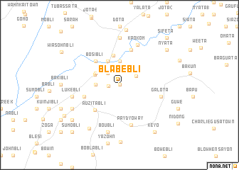 map of Blabebli