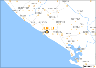 map of Blabli