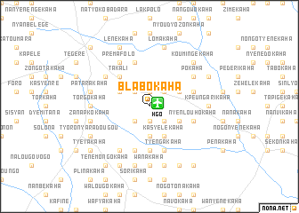 map of Blabokaha