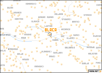 map of Blaca