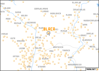 map of Blaca