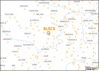 map of Blaca