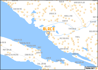 map of Blace