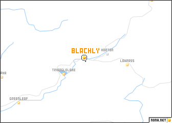 map of Blachly