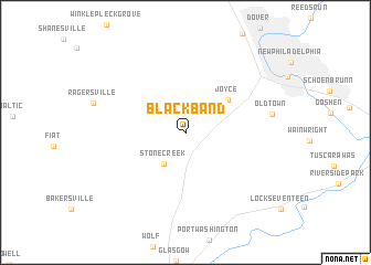 map of Blackband