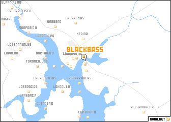 map of Black Bass