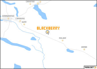 map of Blackberry