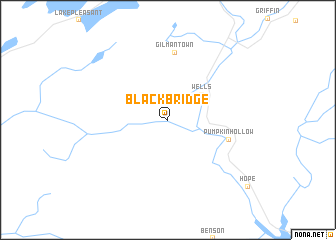 map of Blackbridge