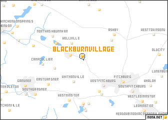map of Blackburn Village