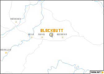 map of Blackbutt