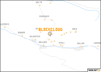 map of Blackcloud