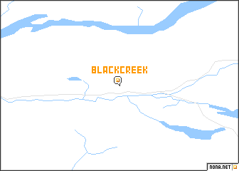 map of Black Creek