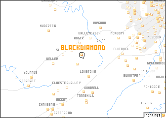 map of Black Diamond