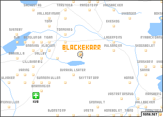 map of Blackekärr