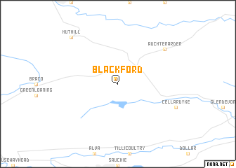 map of Blackford