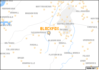 map of Black Fox