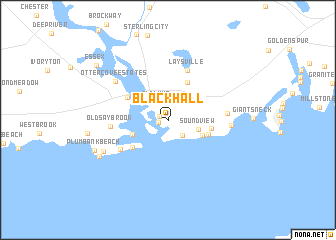 map of Black Hall