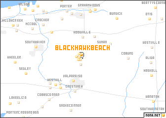 map of Blackhawk Beach