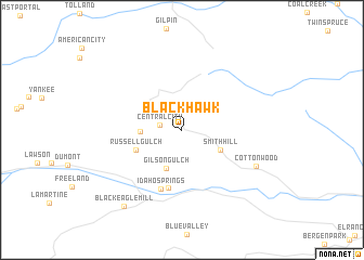 map of Black Hawk