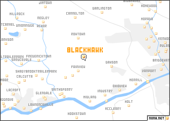 map of Blackhawk