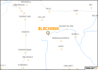 map of Blackhawk