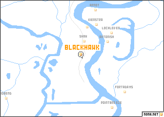 map of Black Hawk