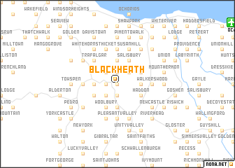 map of Blackheath