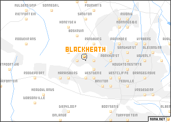 map of Blackheath