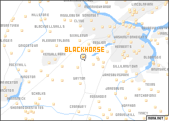 map of Black Horse