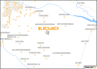 map of Black Jack