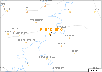 map of Blackjack