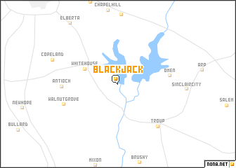 map of Blackjack