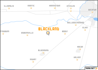 map of Blackland