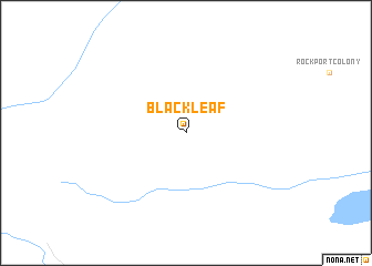 map of Blackleaf
