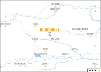 map of Blackmill