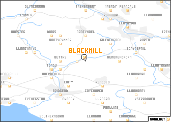 map of Blackmill
