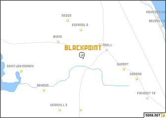 map of Black Point