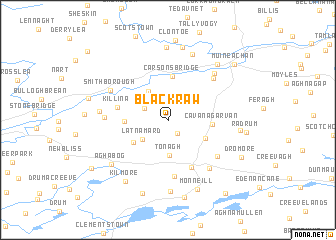 map of Blackraw