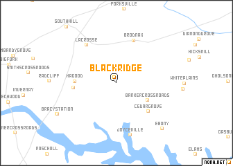 map of Blackridge