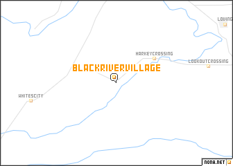 map of Black River Village