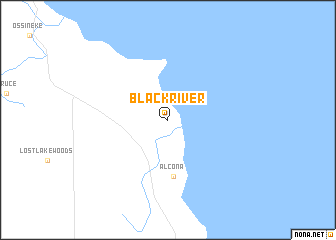 map of Black River