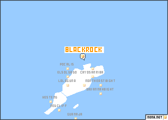 map of Black Rock