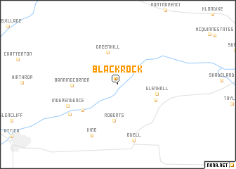 map of Black Rock