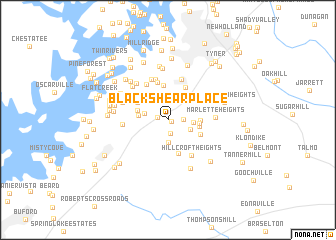 map of Blackshear Place